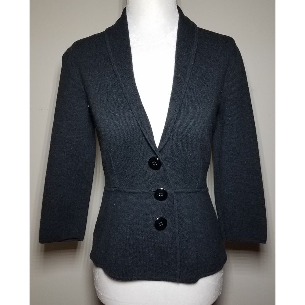 NWOT|Alfani Peplum Button Cardigan, SMALL